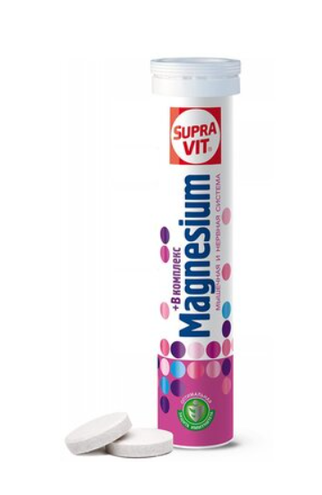СупраВит Magnesium+B omplex №20 шип табл