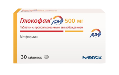 Глюкофаж лонг 500 мг №30 табл