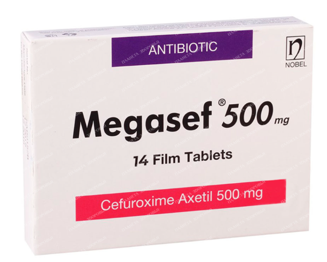 Мегасеф 500 мг №10 табл