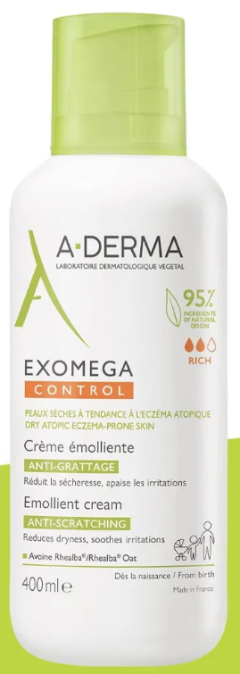 Крем д/лица и тела "A-DERMA EXOMEGA CONTROL CREME EMOLLIENTE" смягчающий экзомега контроль 200 мл
