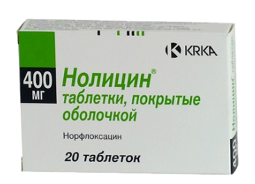 Нолицин 400 мг № 20 табл
