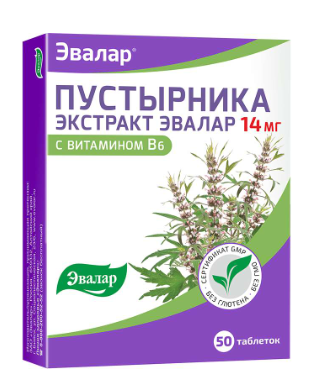 Пустырник Экстракт с Вит В6 "Эвалар"14 мг №50 табл