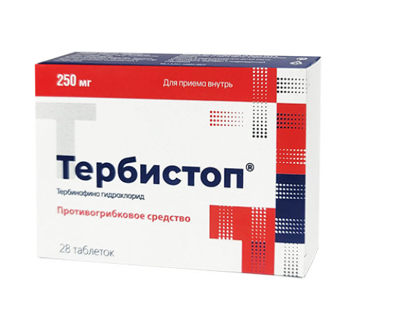Тербистоп 250мг №28 табл