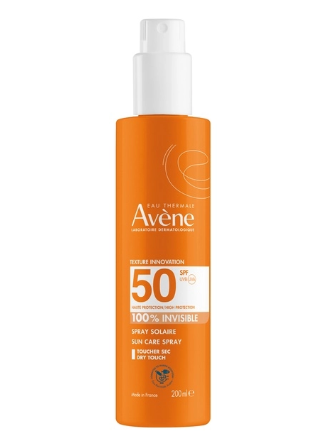 Спрей солнцезащитный "Avene" невидимый д/чувствительной кожи SPF 50+ 200 мл