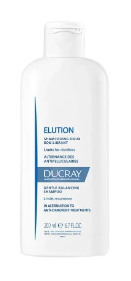 Шампунь д/волос "DUCRAY Elution" против перхоти 200 мл (0049)