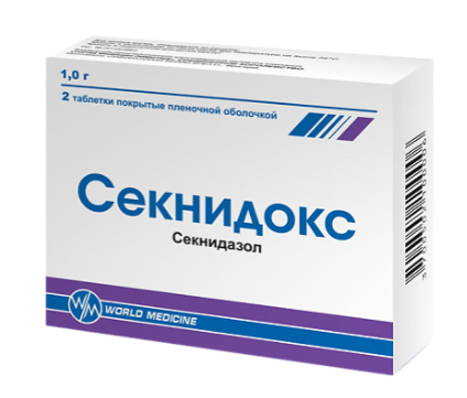 Секнидокс 1000 мг №2 табл