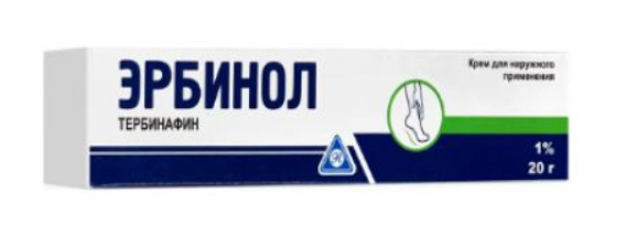 Эрбинол 1% 20г крем ==