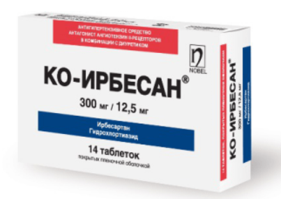 Ко-ирбесан 300 мг/12,5 мг №14 табл