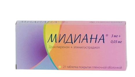 Мидиана 3мг/0,03мг №21 табл