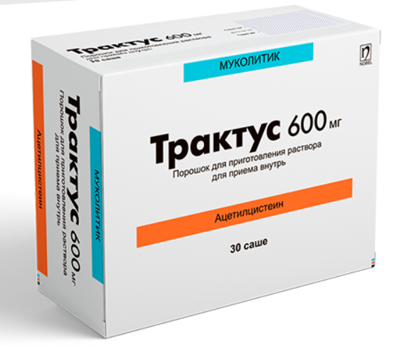 Трактус 600 мг №30 саше
