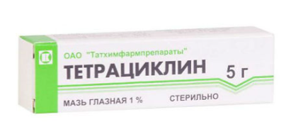 Тетрациклин гл. мазь 1% 5,0