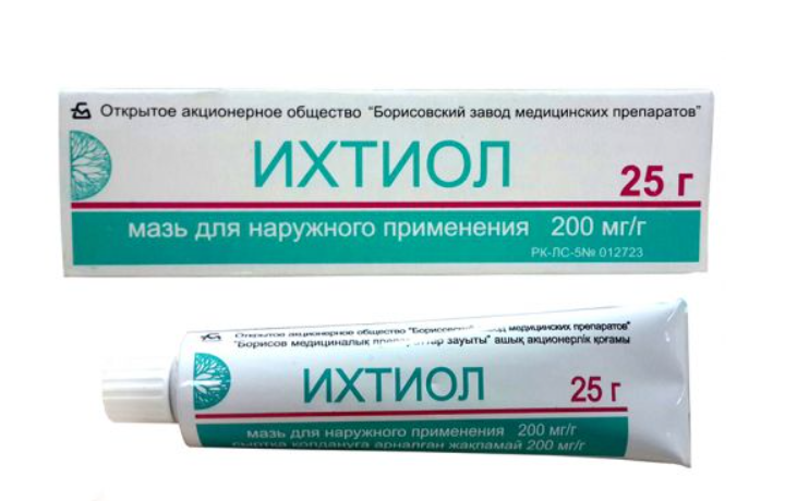 Ихтиоловая мазь 20% 25 гр (Борисов)