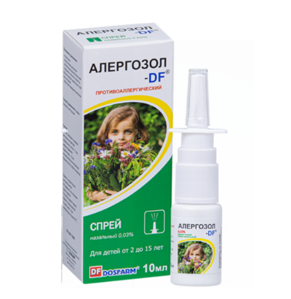 Алергозол-DF 0.03% 10 мл назальный спрей