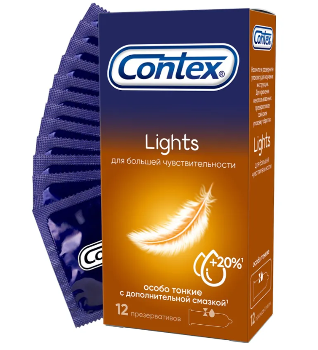 Презервативы Сontex Lights Особо тонкие 12 ==