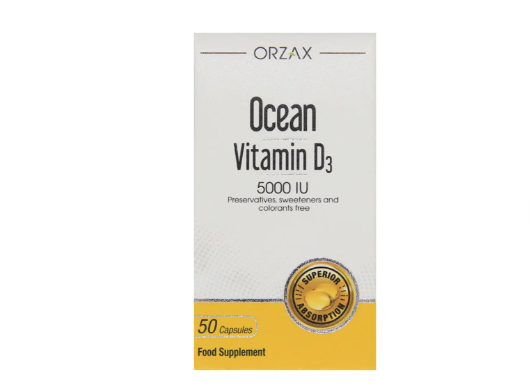 Витамин Д3 5000 МЕ ORZAX Ocean №50 капс