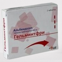 Гельминтфри 400 мг №1 табл (Альбендазол)