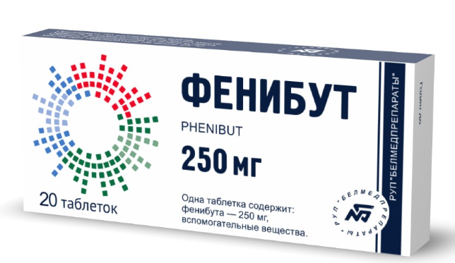 Фенибут 250 мг №20 табл (Беларусь)