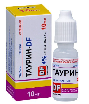 Таурин-DF 4% 10 мл гл.капли