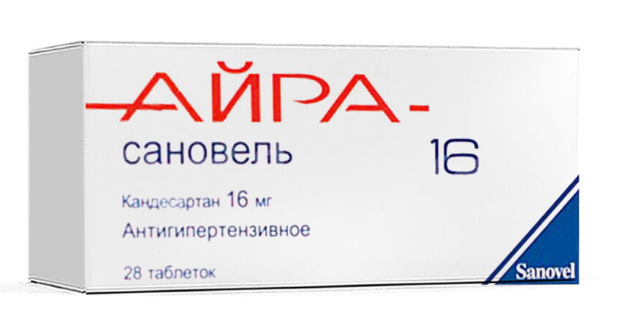 Айра Сановель 16 мг №28 табл
