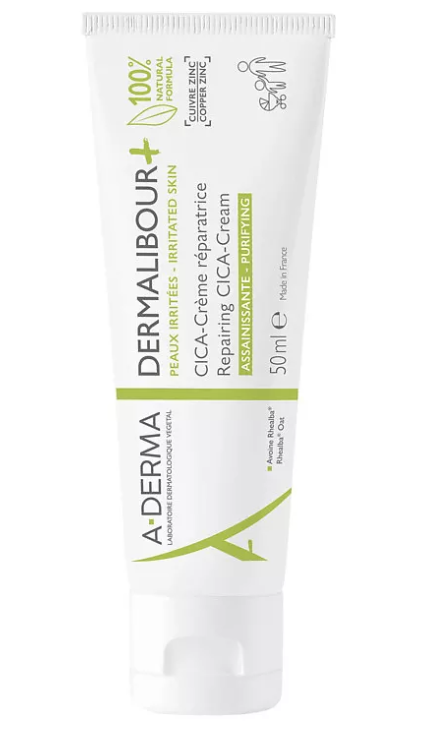 Крем д/лица "A-DERMA DERMALIBOUR + CICA" восстанавливающий 50мл (4291)