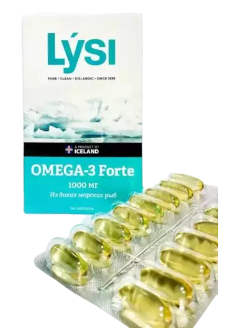 Омега-3 "LYSI" FORTE 1000 мг №64 капс