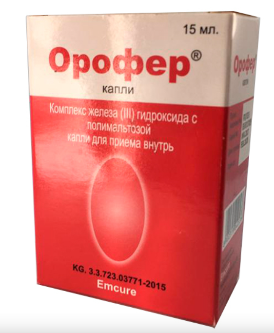 Орофер 15 мл капли