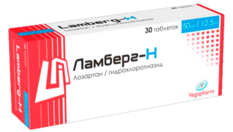 Ламберг-Н 50 мг/12,5 мг №30 табл