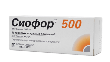 Сиофор 500 мг №60 табл