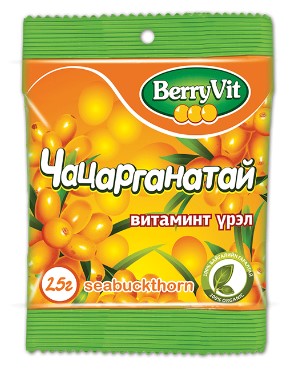 Драже витаминное "BerryVit" облепиха 25 г