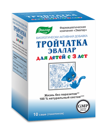 Тройчатка "Эвалар" д/детей 10 пак