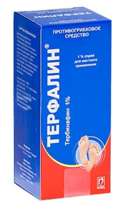 Терфалин 1% 30,0 спрей