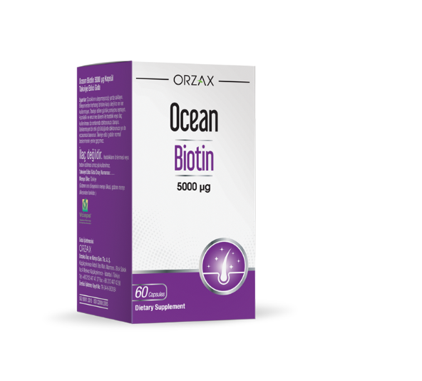 Биотин 5000 мкг ORZAX Ocean №60 капс