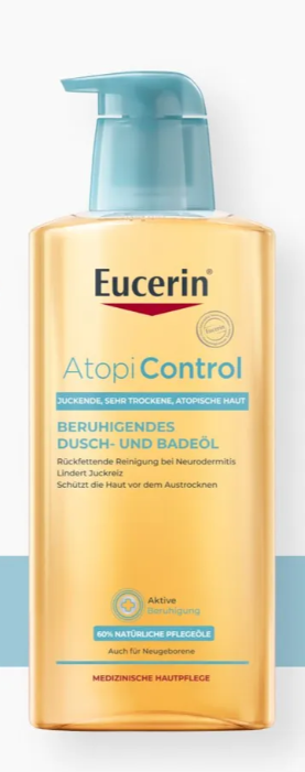 Масло д/душа и ванны "Eucerin Atopi Control" очищающее 400 мл