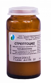 Стрептоцидовая мазь 5% 20/25 г