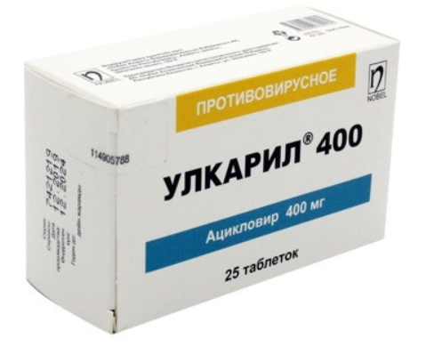 Улкарил 400 мг №25 табл.