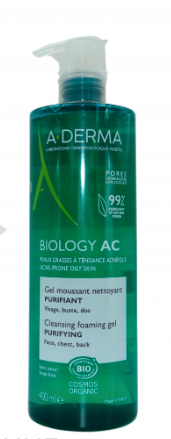 Гель д/лица "A-Derma" очищающий 400мл (3002)