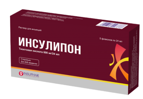 Инсулипон 600 мг №30 табл