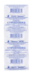 Стрептоцид 0,5 №10 табл (Биовит)==