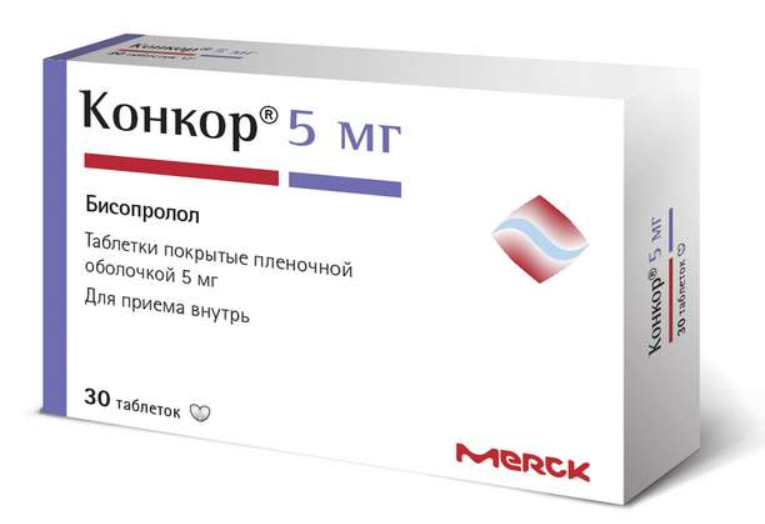 Конкор 5 мг №30 табл