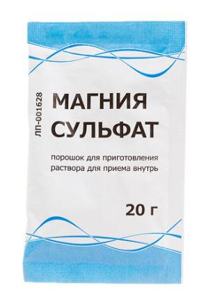 Магния сульфат 20/25 г Порошок