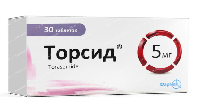 Торсид 5 мг №30 табл