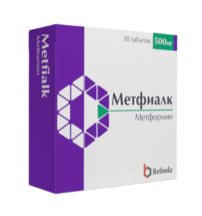 Метфиалк 500 мг №30 табл