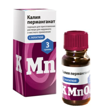 Калия перманганат 3,0 (марганцовка)