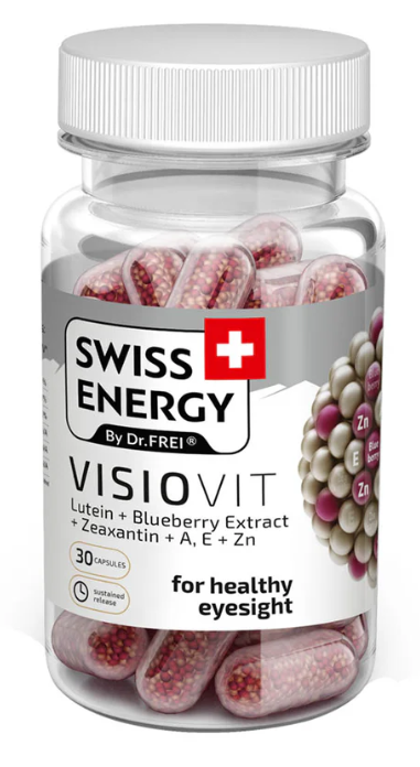Лютеин + экстракт черники VISIOVIT №30 капс (SWISS ENERGY) (4250)