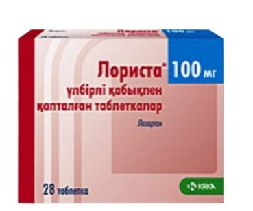 Лориста 100 мг № 28 табл