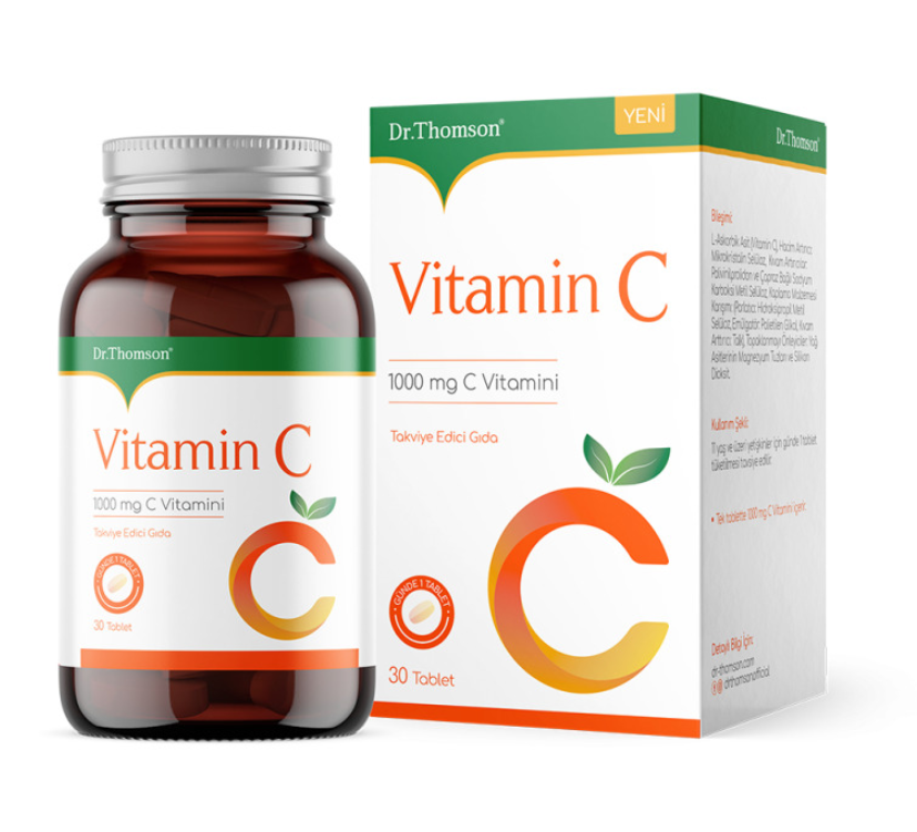 Витамин С (Vitamin C) "Dr Thomson" №30 табл