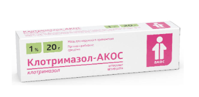 Клотримазол мазь 1% 20,0 (Синтез)