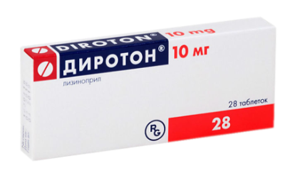 Диротон 10 мг № 28 табл