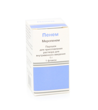Пенем 1 г №1 фл (Меропенем)