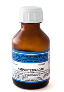 Натрия тетраборат 20% 30,0 (бура на глицерине)
